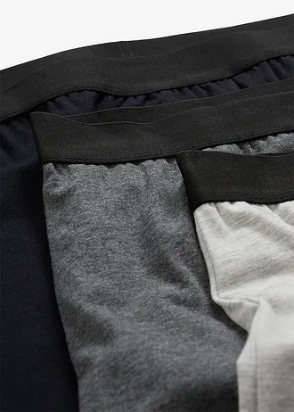 Strakke boxer met katoen (set van 10) • zwart+lichtgrijs gemêleerd+grijs gemêleerd+antraciet gemêleerd • bonprix online shop