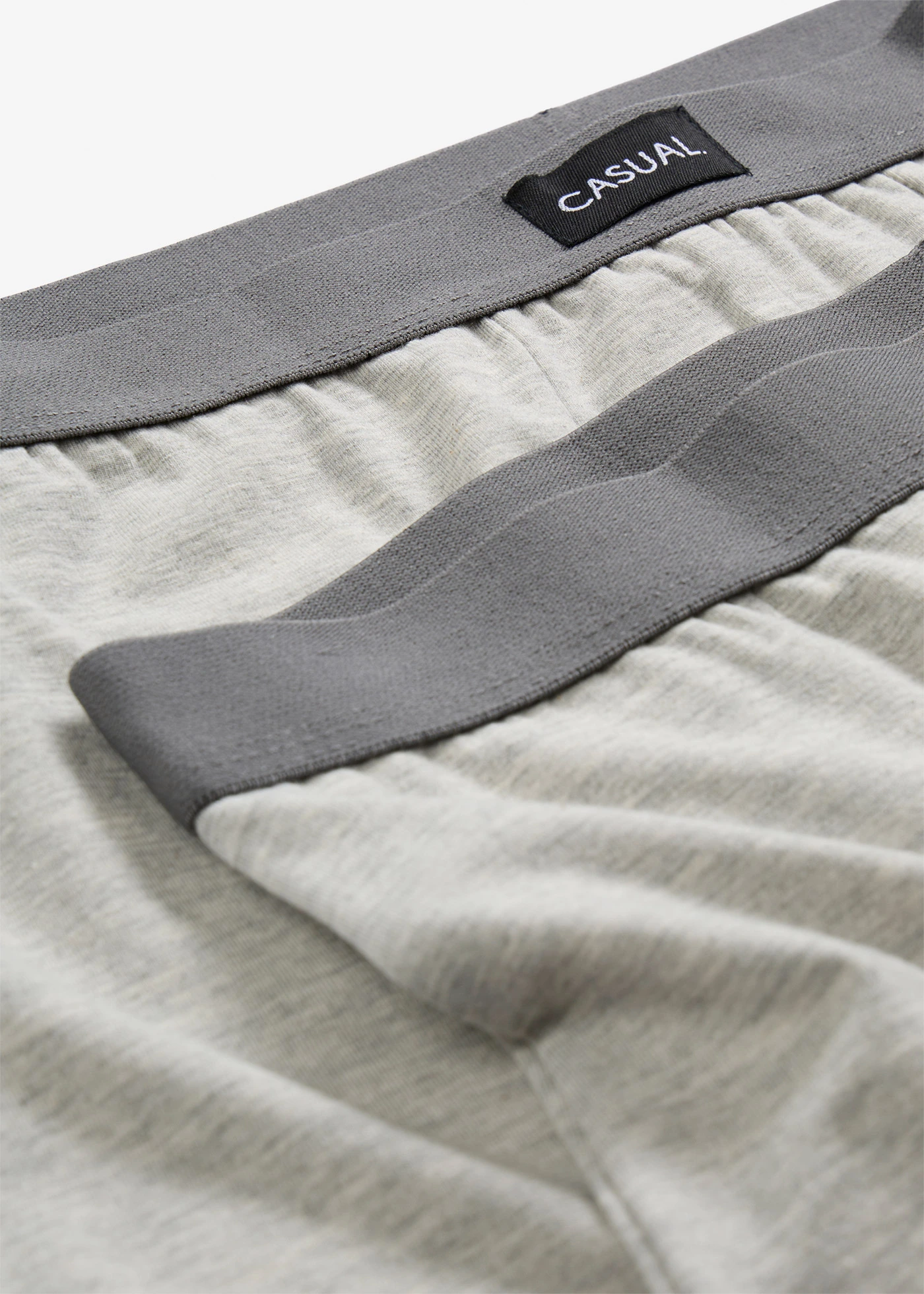 Lot de 3 boxers coton • gris clair chiné • Boutique bonprix