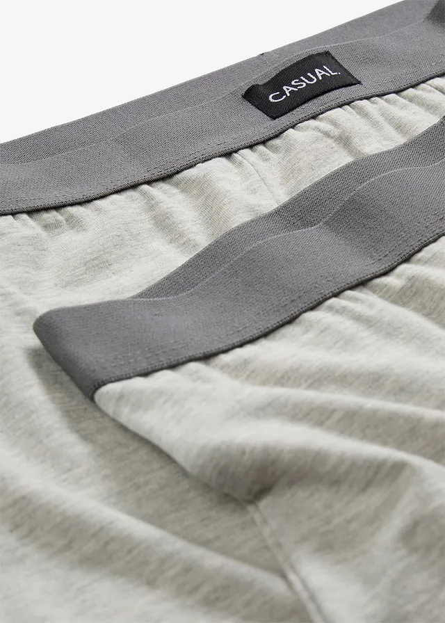 Lot de 3 boxers coton • gris clair chiné • product-page.page-title-suffix