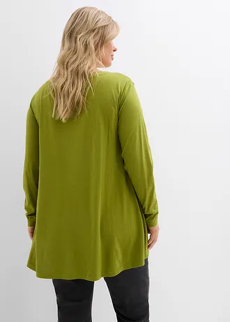 T-shirt manches longues, Couleur: vert mousse