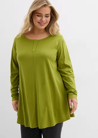 T-shirt manches longues, Couleur: vert mousse
