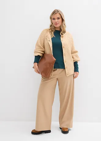 Longsleeve van biologisch katoen, Kleur: diepgroen