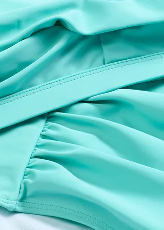 Bikini sculptant (ens. 2 pces) maintien léger, style croisé • turquoise • Boutique bonprix