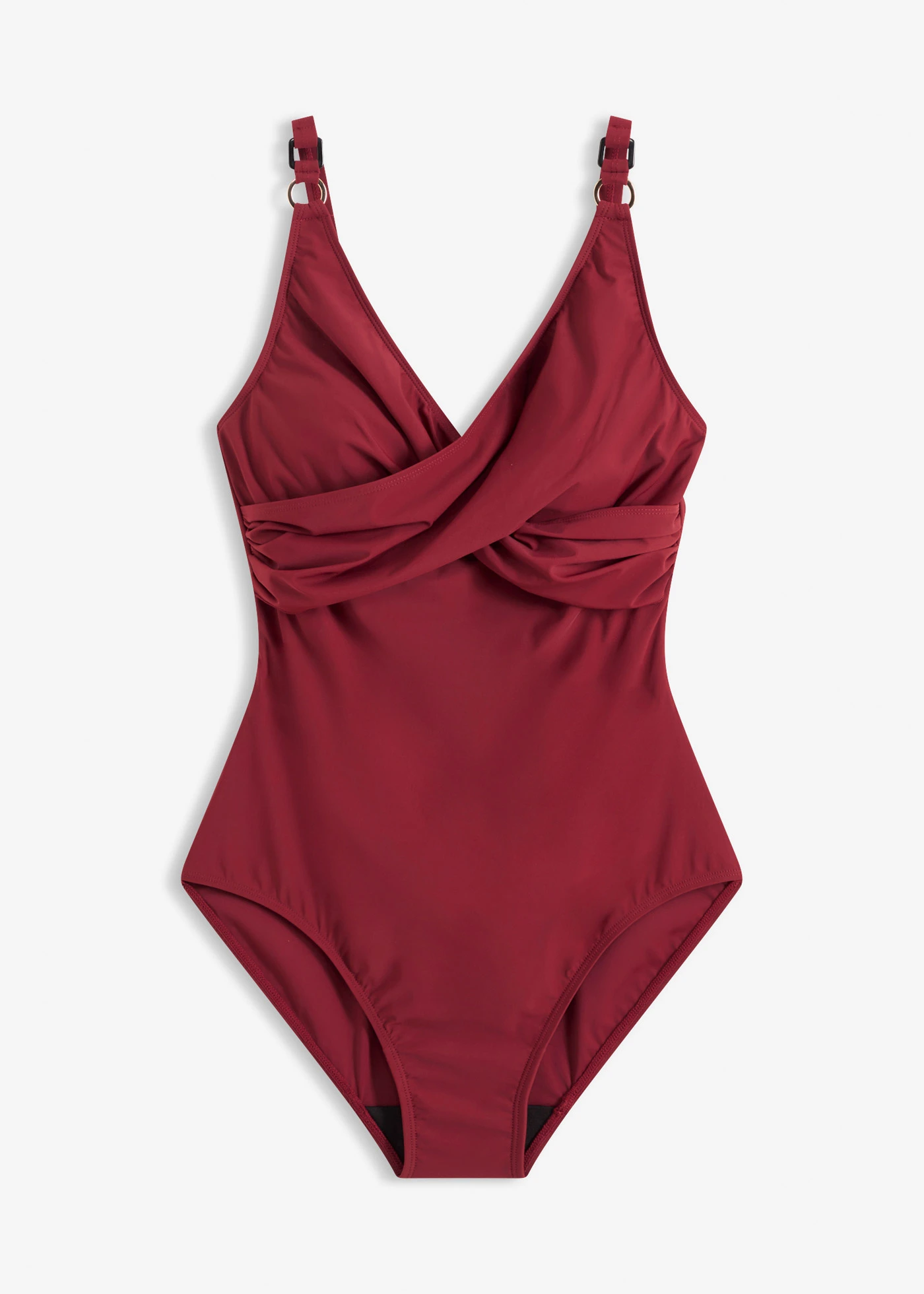 Maillot sculptant style croisé, maintien fort • bordeaux • Boutique bonprix