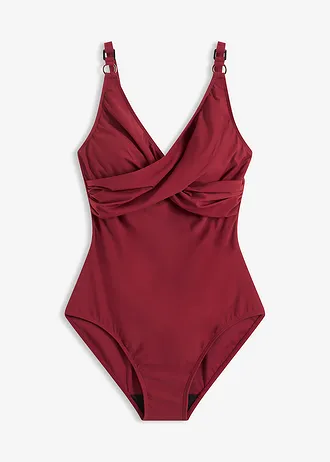 Maillot sculptant style croisé, maintien fort • bordeaux • Boutique bonprix