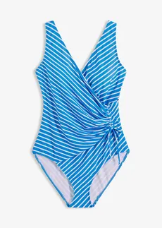 Costum de baie cu șiret și efect modelator ușor