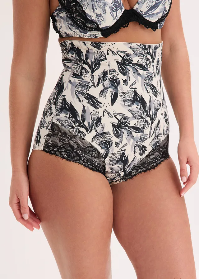 Tailleslip met kant, medium corrigerend