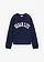 Sweat oversize 100% coton, Couleur: bleu foncé