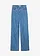 Loose straight jeans mid waist, full length, Kleur: lichtblauw denim