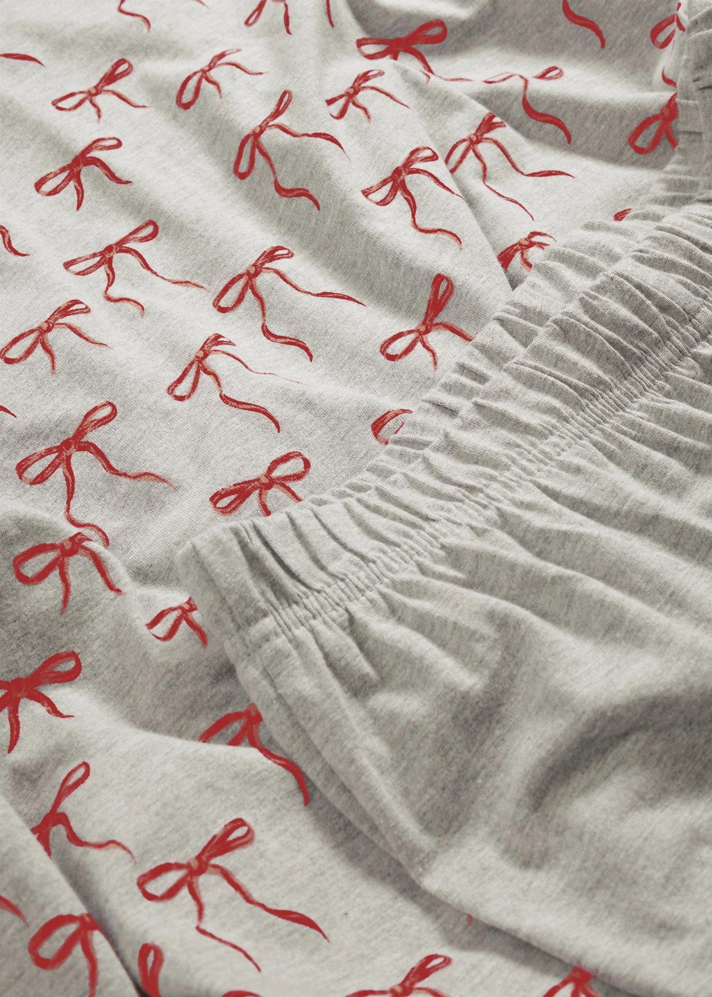 Pyjama doux (ens. 2 pces) • gris clair chiné imprimé • Boutique bonprix