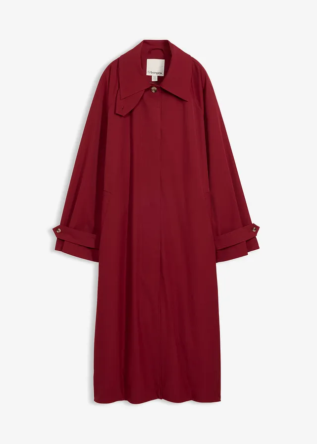 Trenchcoat met kleppen