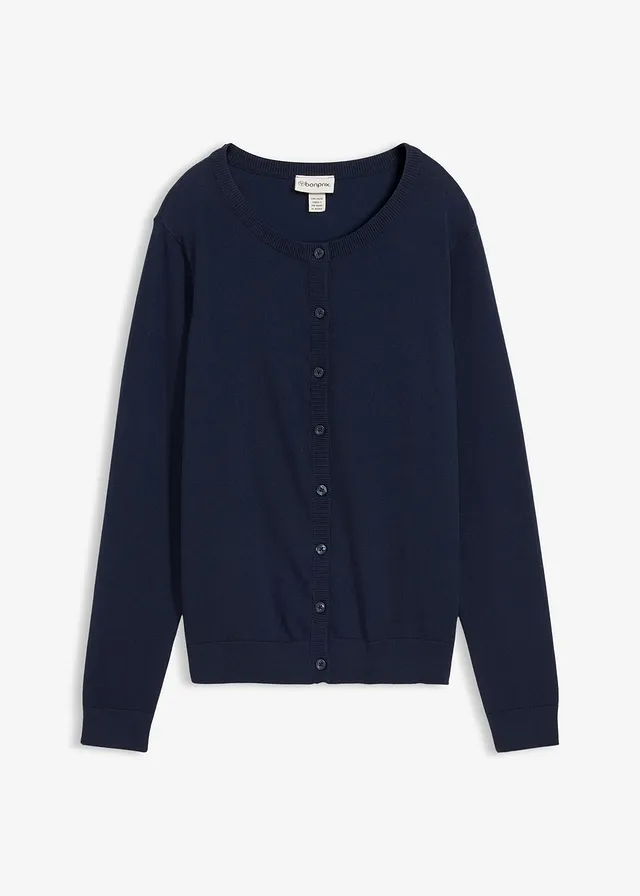 Cienki kardigan • granatowy • sklep bonprix