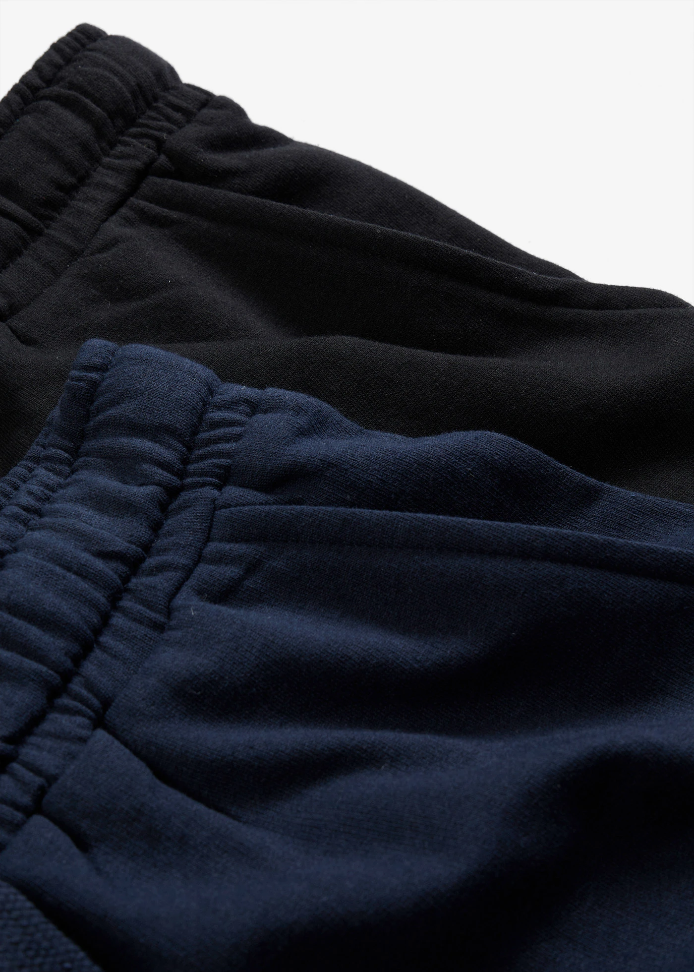 Joggingbroek in een katoenmix (set van 2) • zwart+donkerblauw • bonprix online shop