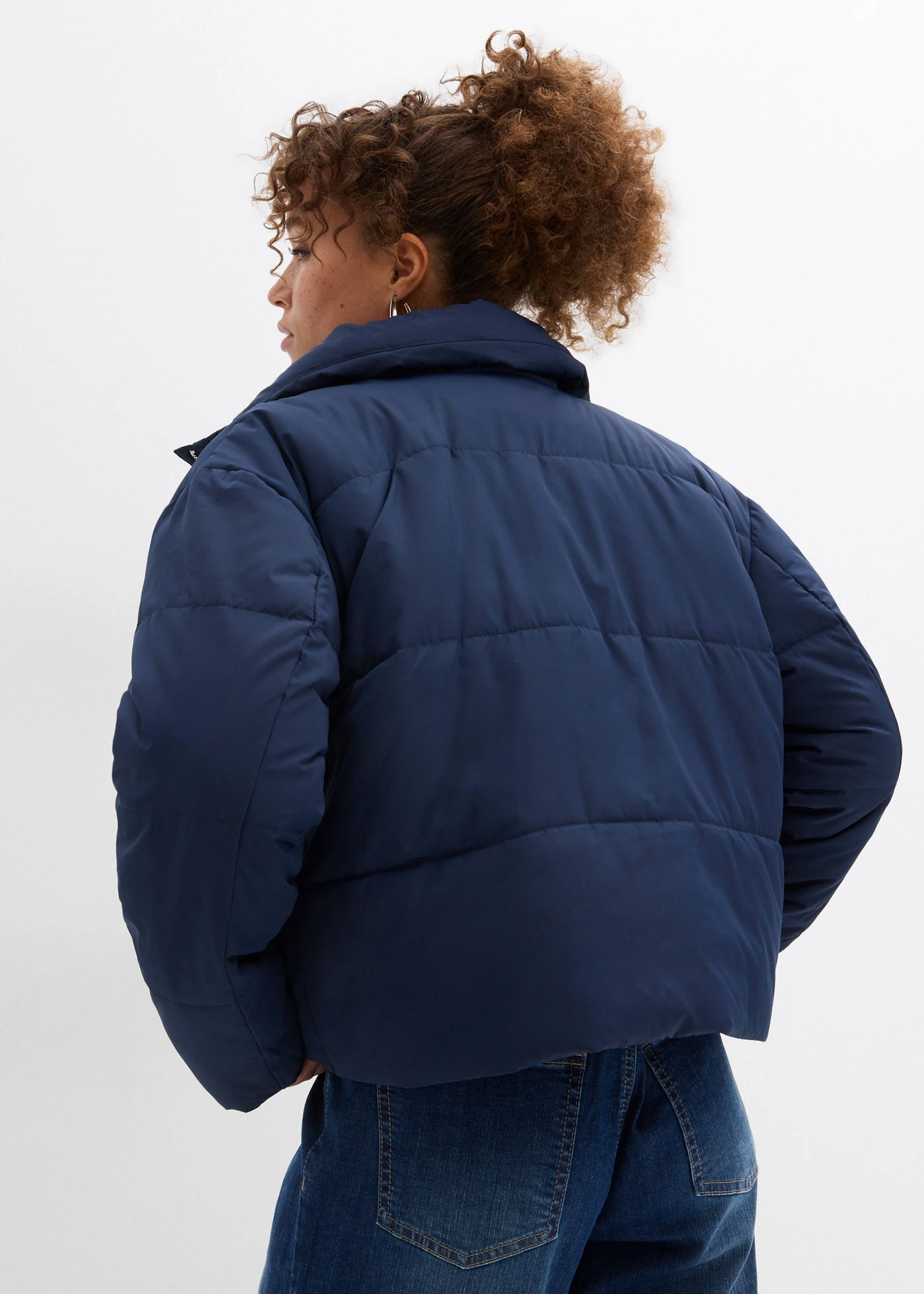 Doudoune à col montant • bleu foncé • Boutique bonprix