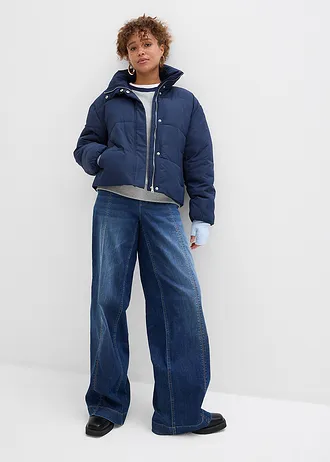 Doudoune à col montant • bleu foncé • Boutique bonprix