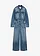 Combinaison en jean, Couleur: bleu moyen denim used