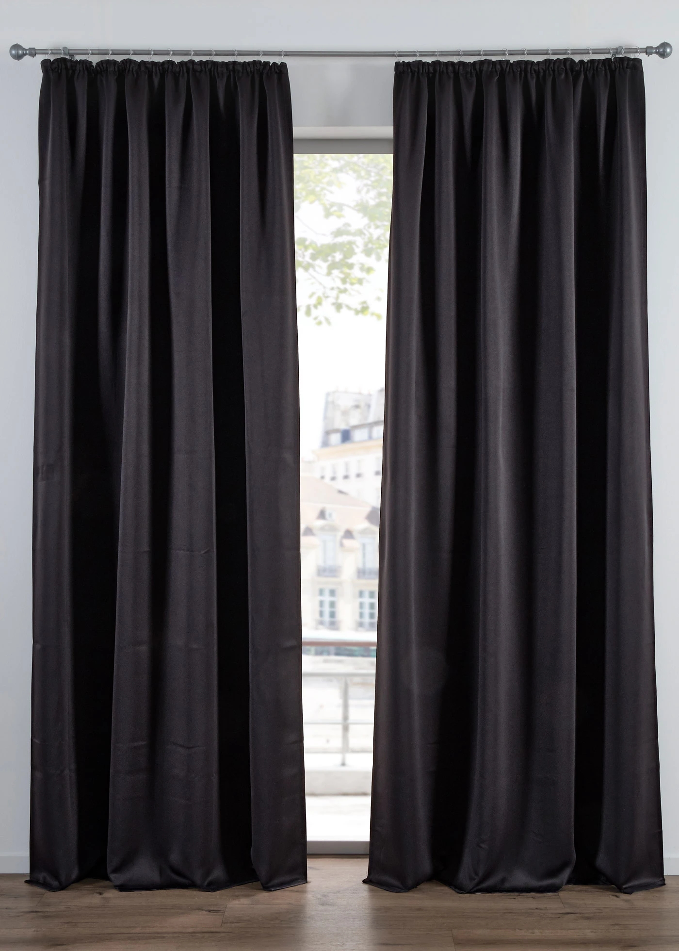 Rideau obscurcissant (1 pce), nombreuses tailles • noir • Boutique bonprix