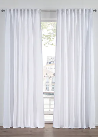 Draperii din microfibre (set/2 buc.)