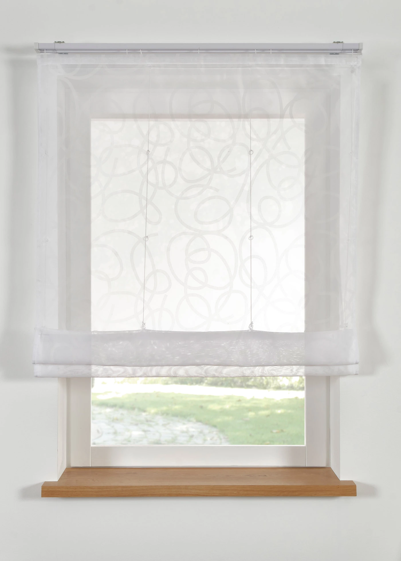 Store bateau transparent à imprimé • blanc • Boutique bonprix