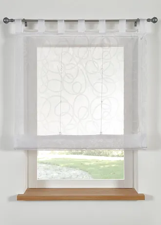 Store bateau transparent à imprimé • blanc • Boutique bonprix