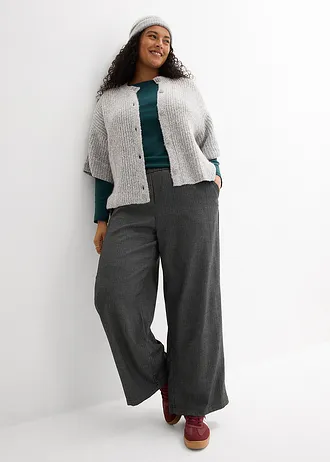 Gilet en maille, Couleur: gris chiné