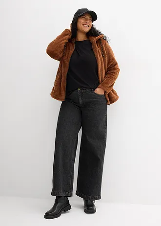 T-shirt z czystej bawełny organicznej  (2 szt.), kolor: czarny + biały