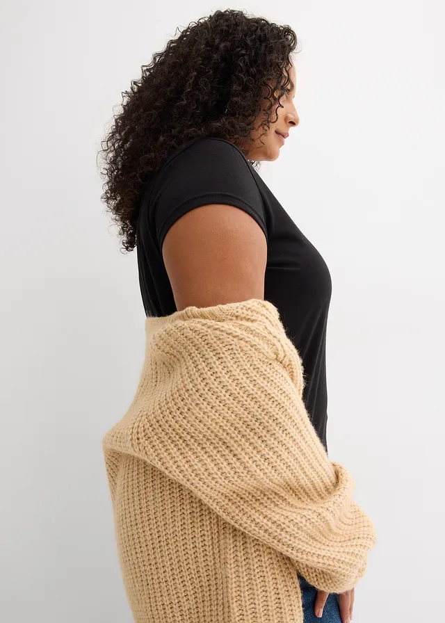 Tričko z čistej bio bavlny (2 ks v balení) • čierna/biela plus size • obchod bonprix