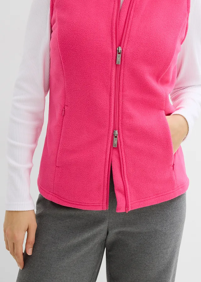 Gilet sans manches en polaire avec poches • rose vif • product-page.page-title-suffix