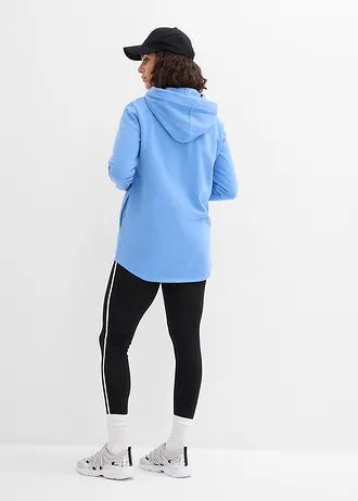 Ensemble de jogging avec sweat long et legging (2 pces) • bleu moyen/noir • Boutique bonprix