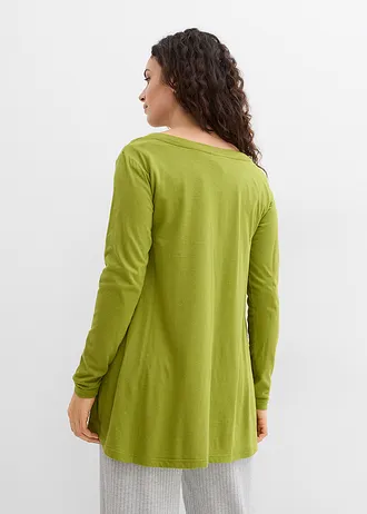 T-shirt manches longues, Couleur: vert mousse