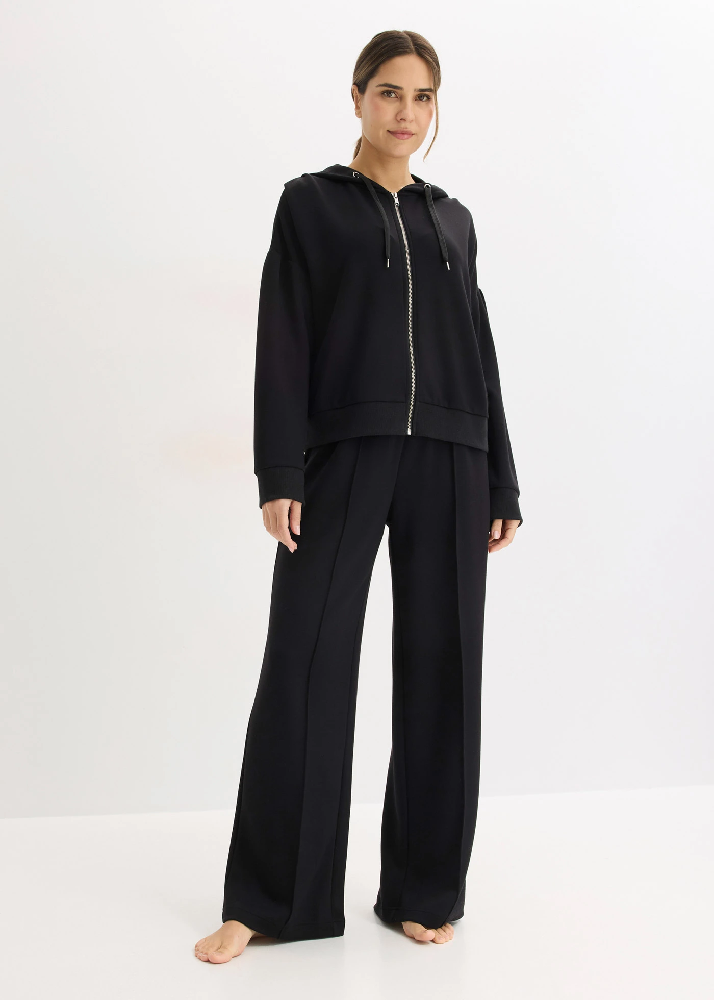 Huispak van scuba • zwart • bonprix online shop