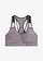 Soutien-gorge de sport légèrement brillant, maintien modéré, Couleur: gris granit