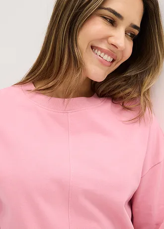 Ensemble d’intérieur en sweat avec haut raccourci • orchidée fumé • Boutique bonprix