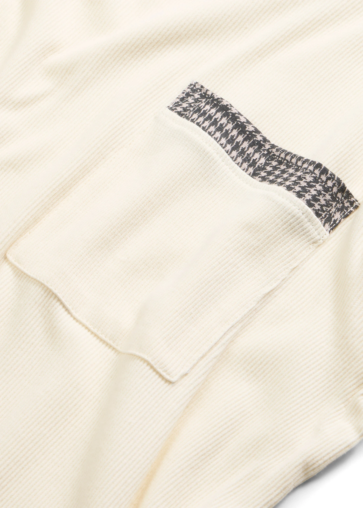 Pyjama van zacht katoen • ecru-zwart geruit • bonprix online shop