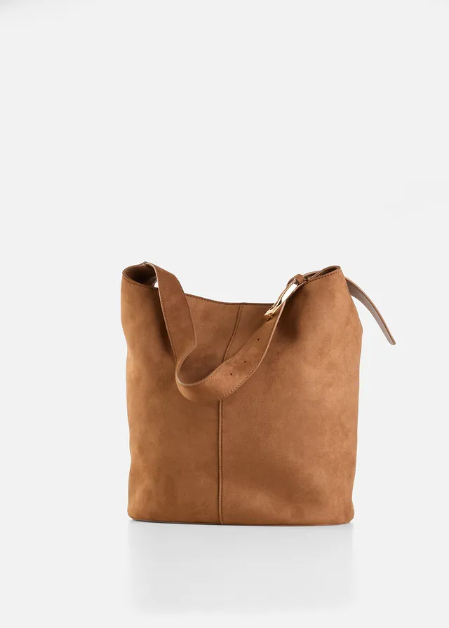 Geantă tip sac cu cataramă