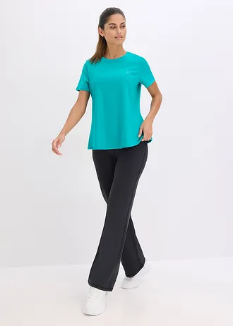 Sportshirt van stevig katoen, Kleur: smaragd