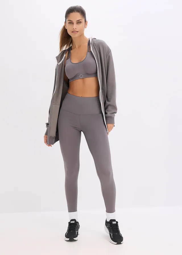 Sport legging, gyorsan szárad gránitszürke