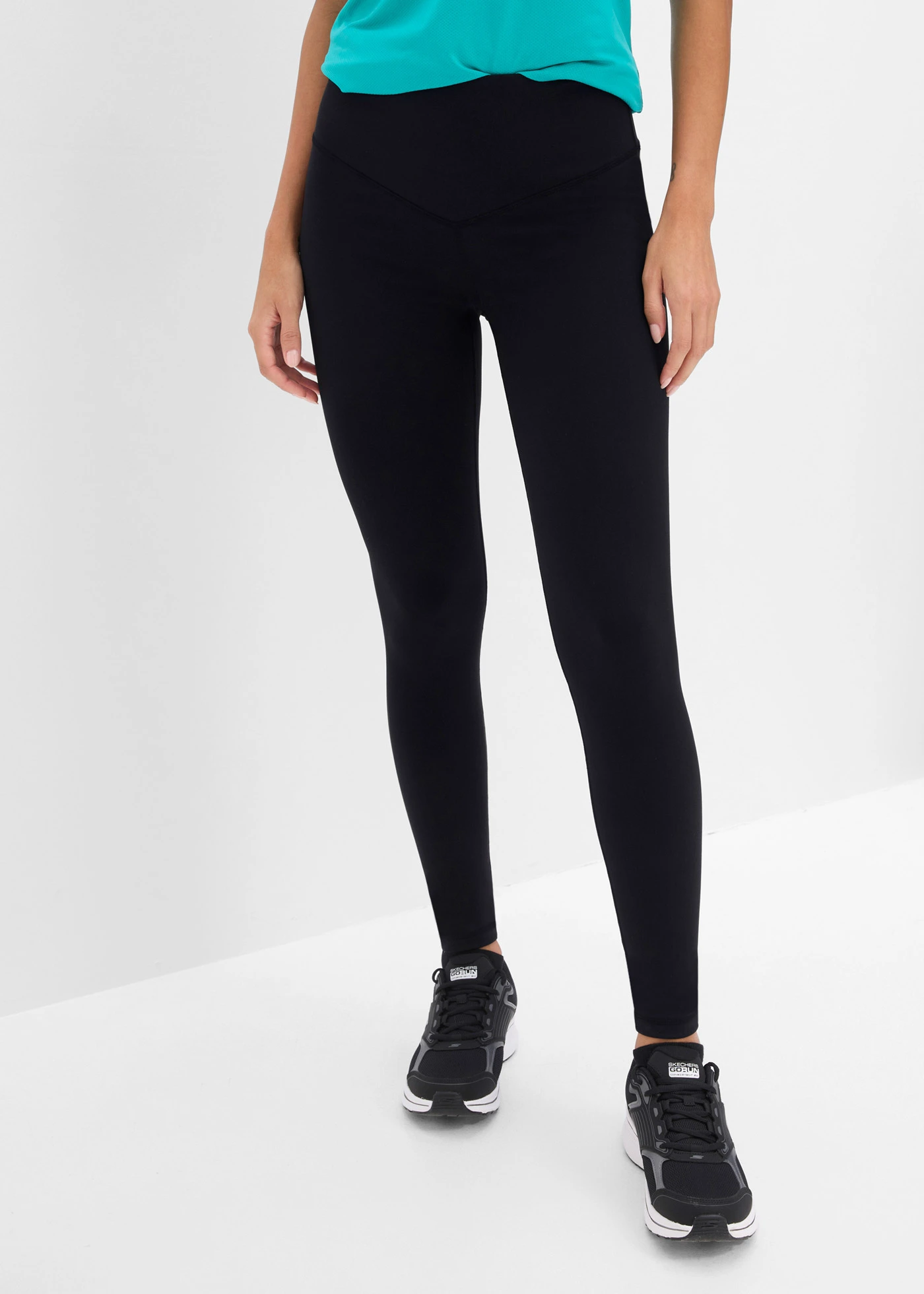 Corrigerende sportlegging van stevig katoen • zwart+grijs • bonprix online shop