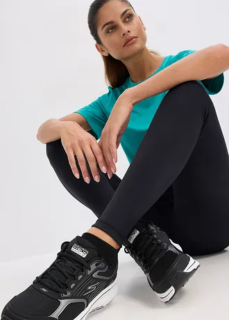 Corrigerende sportlegging van stevig katoenachtig materiaal • zwart+grijs • bonprix online shop