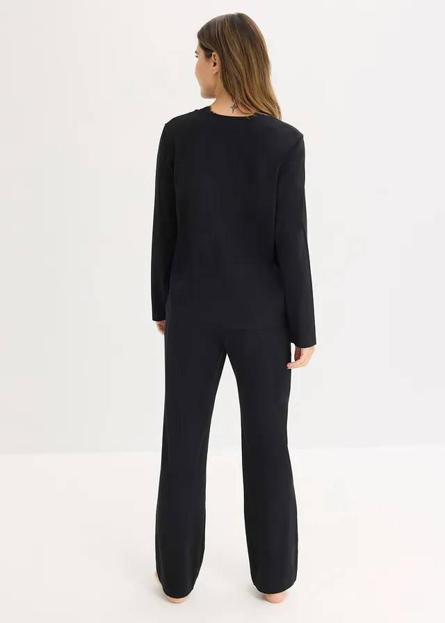 Pyjama en coton doux • noir • product-page.page-title-suffix