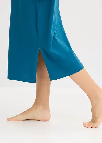 Chemise de nuit 100% coton • bleu pétrole • Boutique bonprix