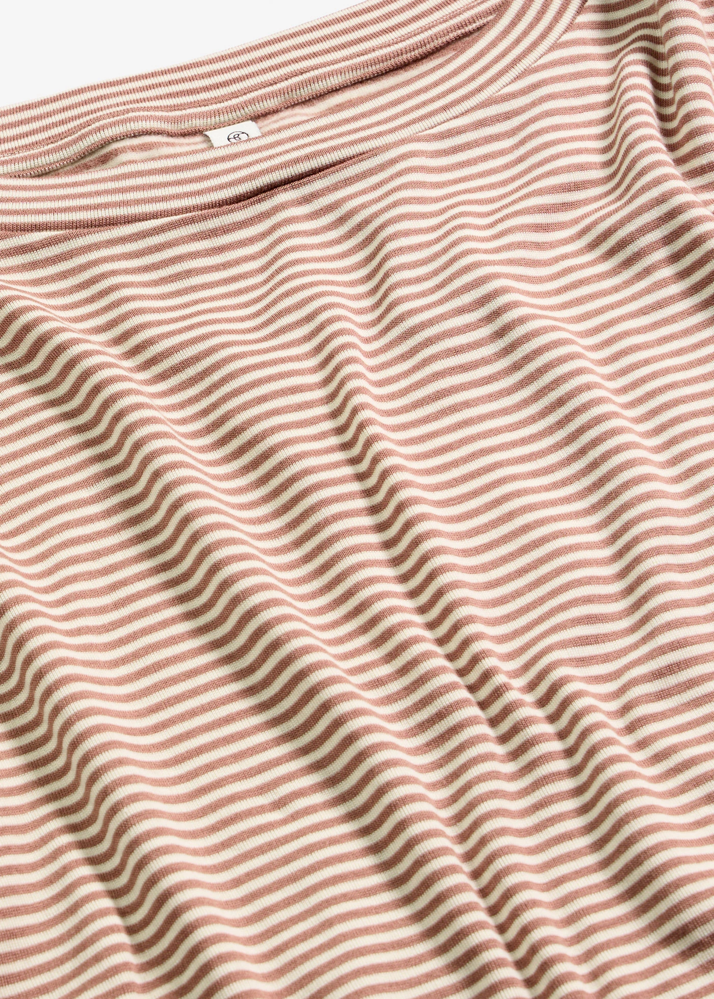 Oversized pyjama van zacht katoen • kastanjebruin-sandbeige gestreept • bonprix online shop