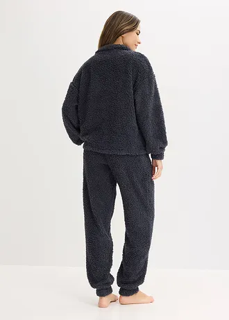 Ensemble d’intérieur large en matière douce • bleu nuit • Boutique bonprix