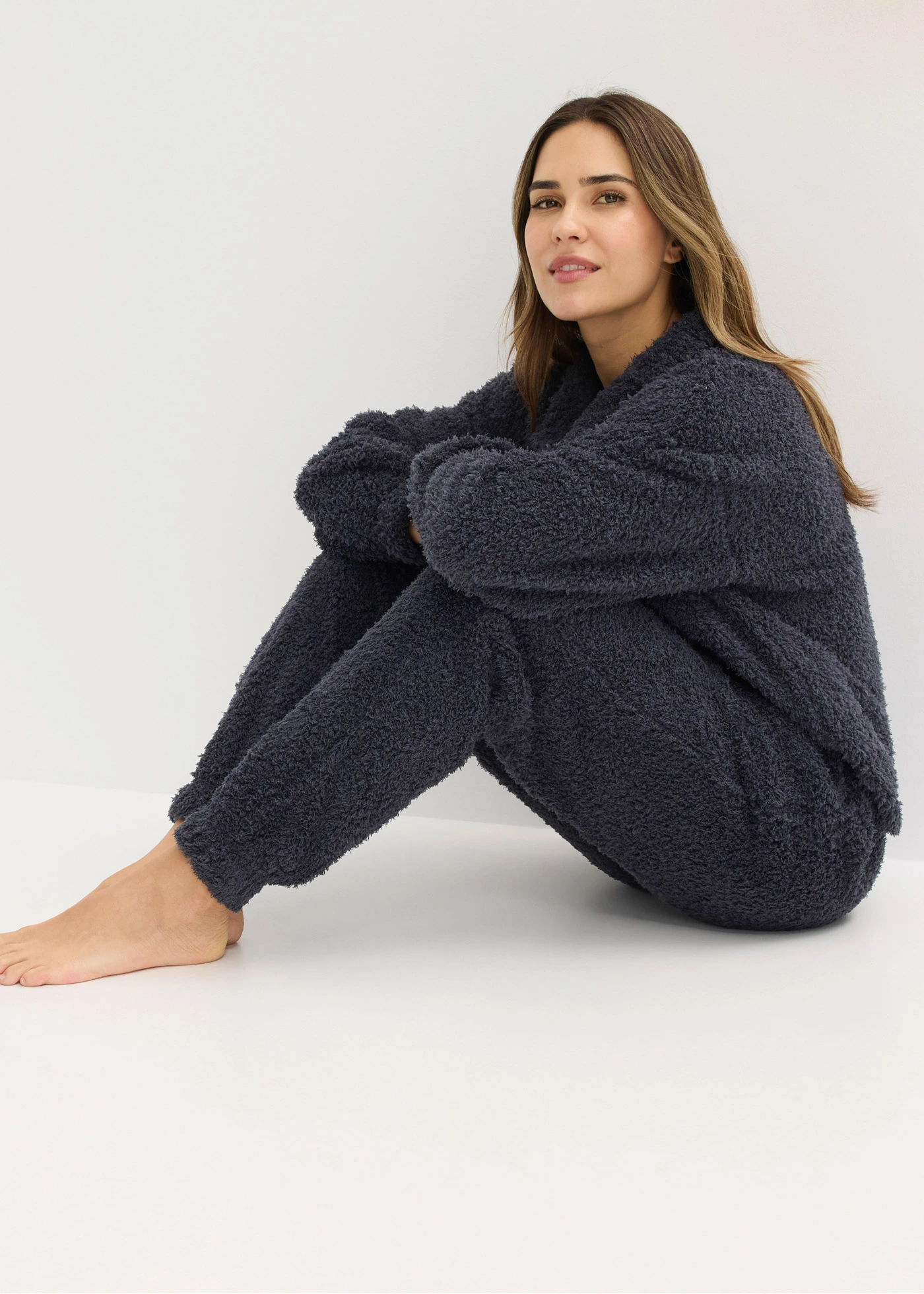 Ensemble d’intérieur large en matière douce • bleu nuit • Boutique bonprix