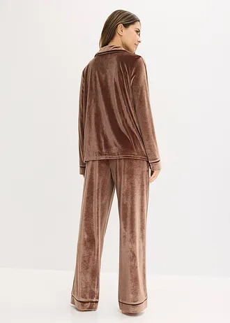 Ensemble d’intérieur en velours • marron • Boutique bonprix