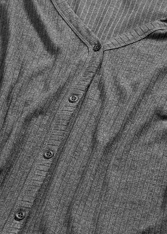 Tenue d’intérieur en matière côtelée • anthracite chiné • Boutique bonprix