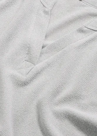 Costum de casă din jerse moale cu textură tip fagure • gri deschis melanj • magazin bonprix