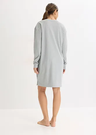 Loungewear jurk van zachte ribstof • grijs gemêleerd • bonprix online shop