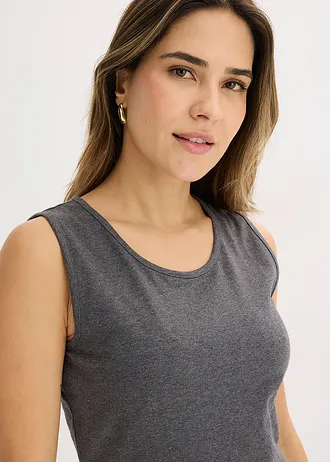 Tenue d’intérieur (ens. 3 pces) en viscose majoritaire • gris chiné • Boutique bonprix