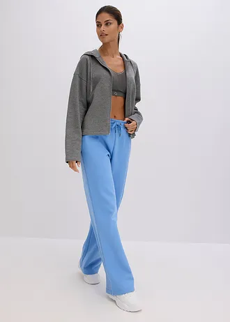 Sweat zippé coton • gris chiné • Boutique bonprix